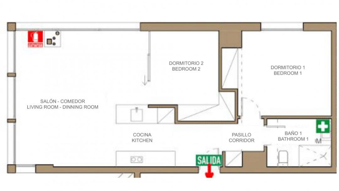 2 Bedrooms 1 Bathroom Furnished - Justicia - Incredible Views - Mintystay Madrid Exterior photo